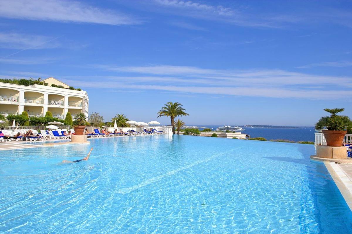 Exceptionnel Sur Cannes Vue Mer Piscine Exterior foto