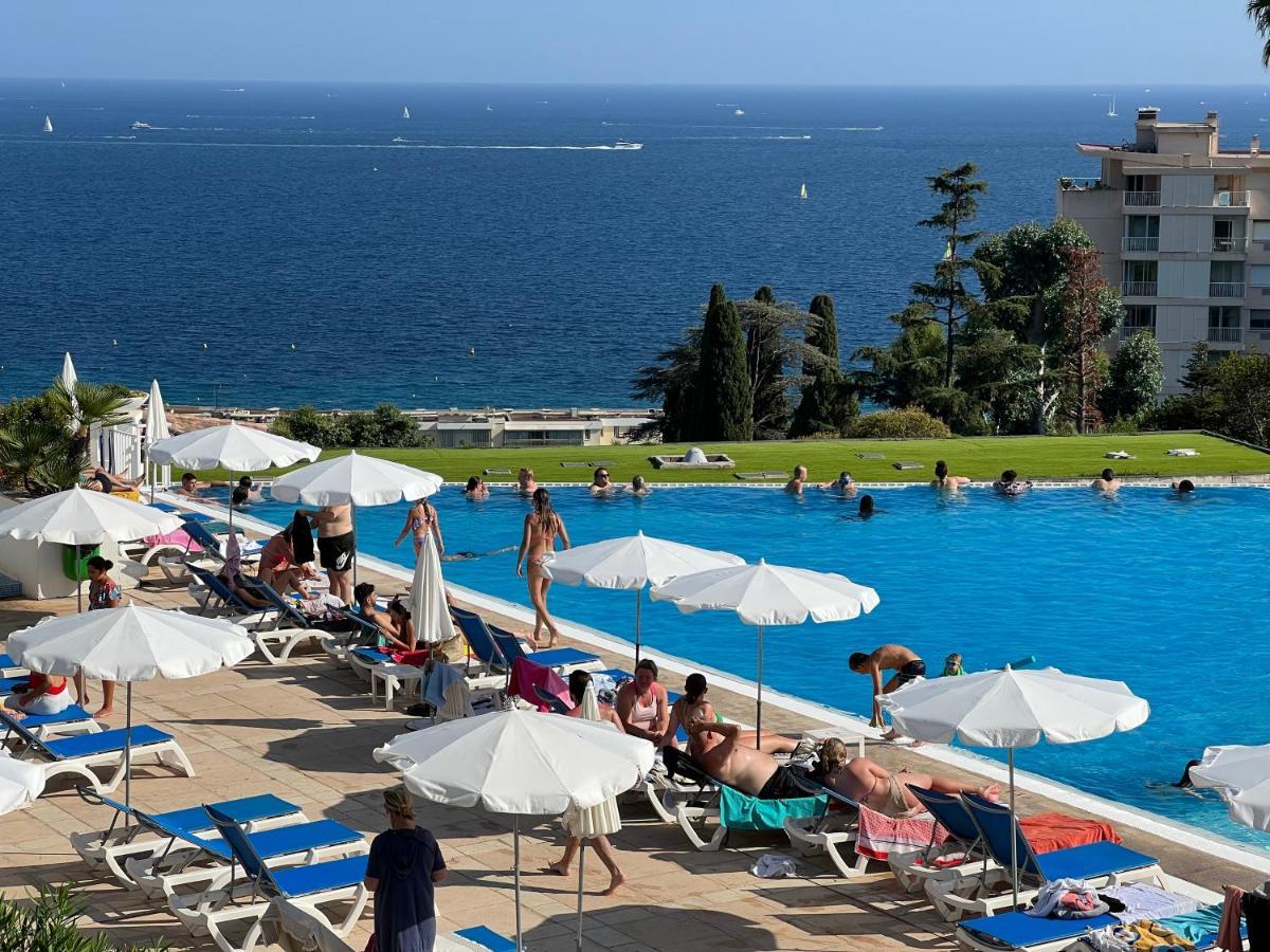 Exceptionnel Sur Cannes Vue Mer Piscine Exterior foto