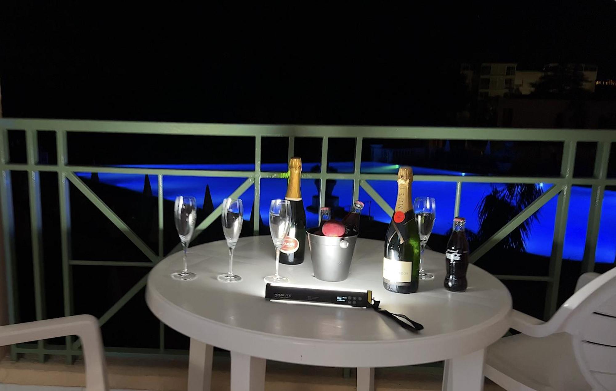 Exceptionnel Sur Cannes Vue Mer Piscine Exterior foto